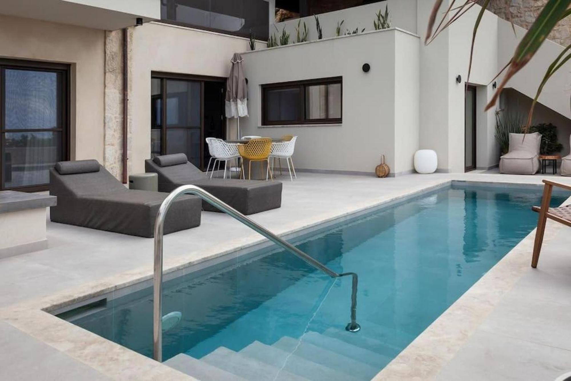 Orama Luxury Suite 3 Bedrooms With Private Pool Херсониссос Экстерьер фото