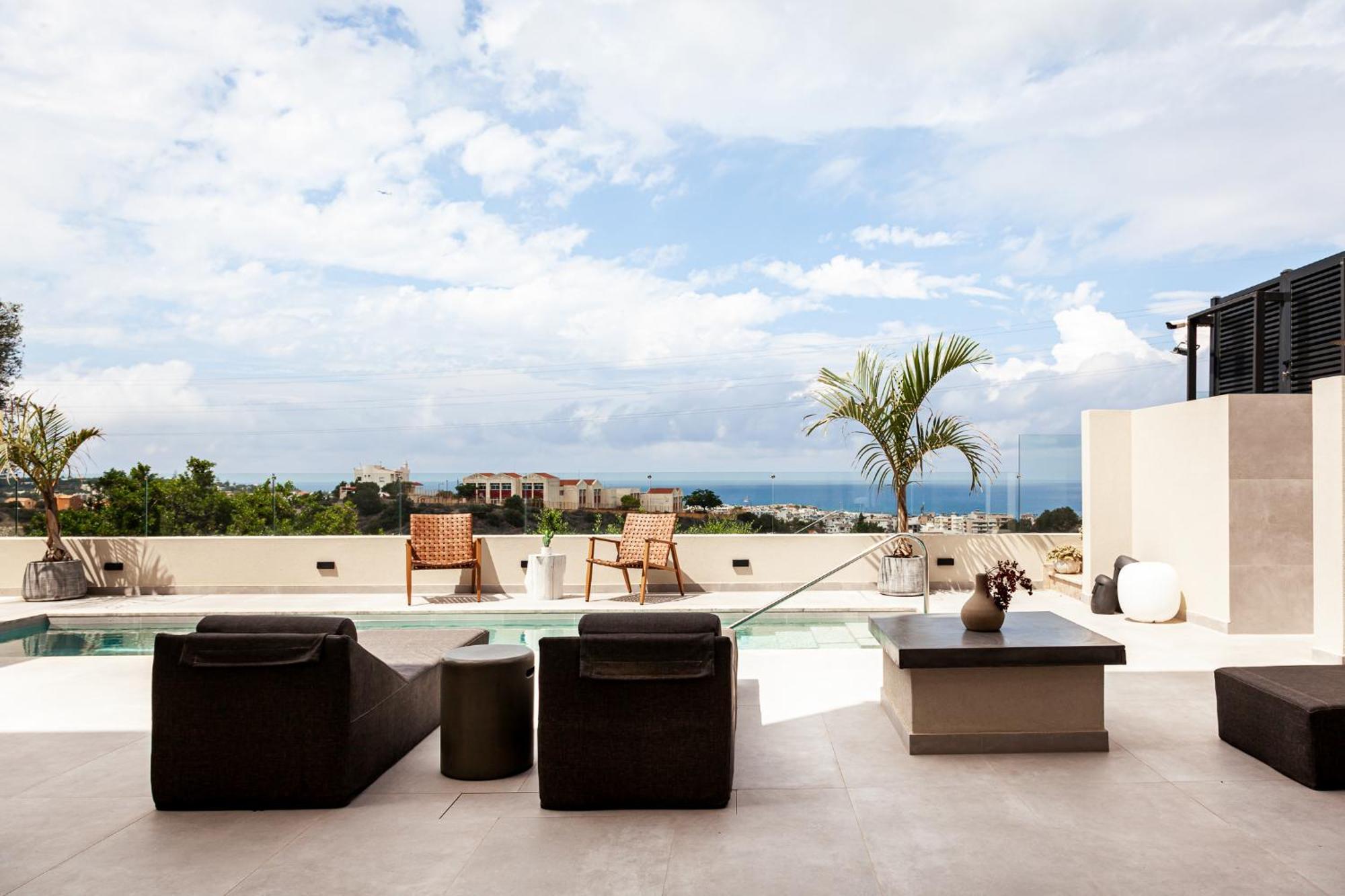 Orama Luxury Suite 3 Bedrooms With Private Pool Херсониссос Экстерьер фото